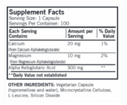 Alpha-Ketoglutaric Acid 300 mg - Hypoallergenic