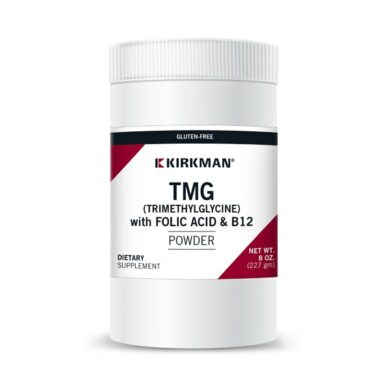 TMG (Trimethylglycine) w/Folic Acid & B-12 Powder 8 oz