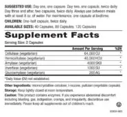 Candex - 120 capsules ingredients