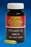 Vitamin D 1000 IU - 100 Gelcaps