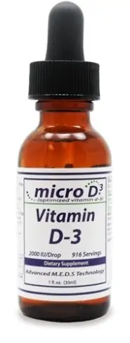 Micro D-3 Vitamin D-3 - 1oz