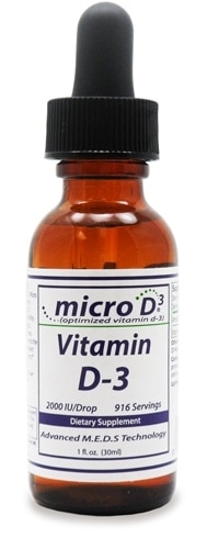 Micro D-3 Vitamin D-3 - 1oz