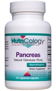 Pancreas Pork Natural Glandular (425 mg) - 60 capsules