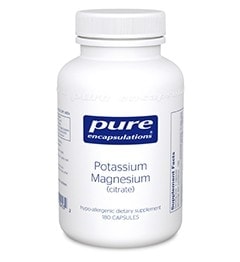 Potassium Magnesium (citrate) - 180 capsules