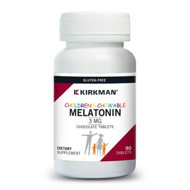 Children's Chewable Melatonin 3mg Chocolate Wafers - 90 wafers