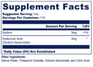 Hyaluronic Acid – 4oz