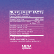 Alternative view of Mega Spore Biotic - 60 capsules