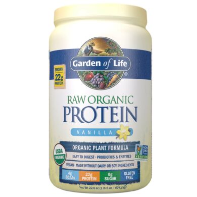 RAW Organic Protein - Real Raw Vanilla - 624 grams