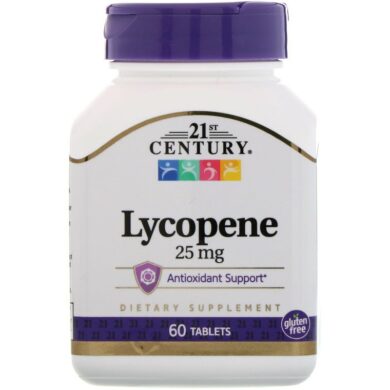 Lycopene, Maximum Strength, 25 mg, 60 Tablets