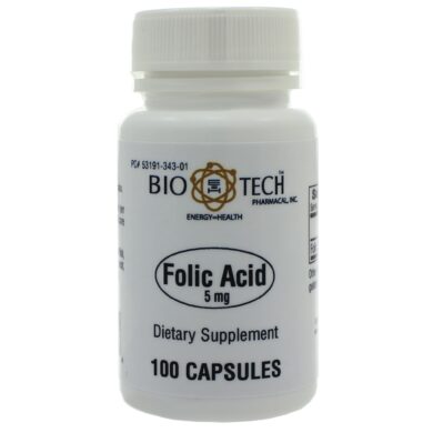 Folic Acid 5mg - 100 capsules