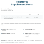 Riboflavin facts