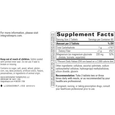 Magnesium Glycinate Plus facts