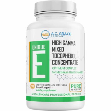 Unique E Mixed Tocopherols Concentrate Softgels