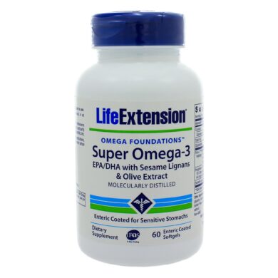 Super Omega-3 EPA/DHA w Sesame Lignans & Olive Ext EC