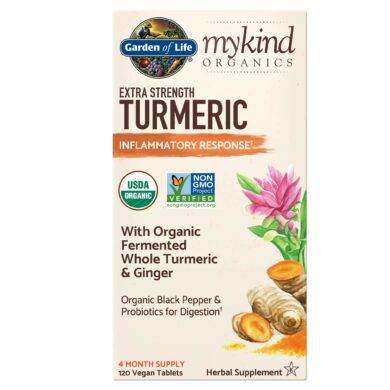 mykind Organics Extra Strength Turmeric Inflammatory Response
