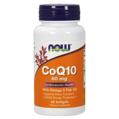 CoQ10 60mg w/Omega 3 Fish Oil