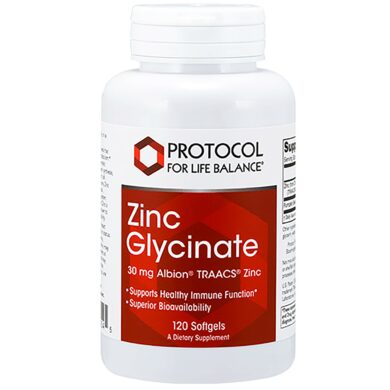 Zinc Glycinate 30mg Albion TRACCS Zinc