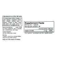 Copper (Citrate) facts