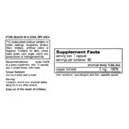 Copper (Citrate) facts