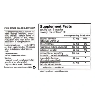 Muscle Cramp/Tension Formula