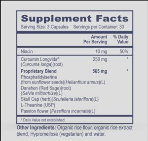 Glutamate Scavenger Calming ingredients