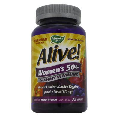 Alive Womens 50+ Premium Gummy Multi-Vitamin