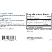 Acetyl L-Carnitine 250mg