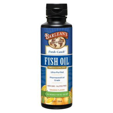 Fresh Catch Fish Oil Orange Flavor Liquid