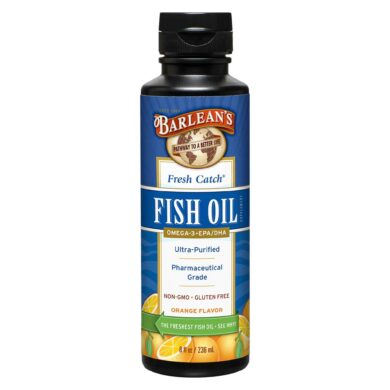 Fresh Catch Fish Oil Orange Flavor Liquid
