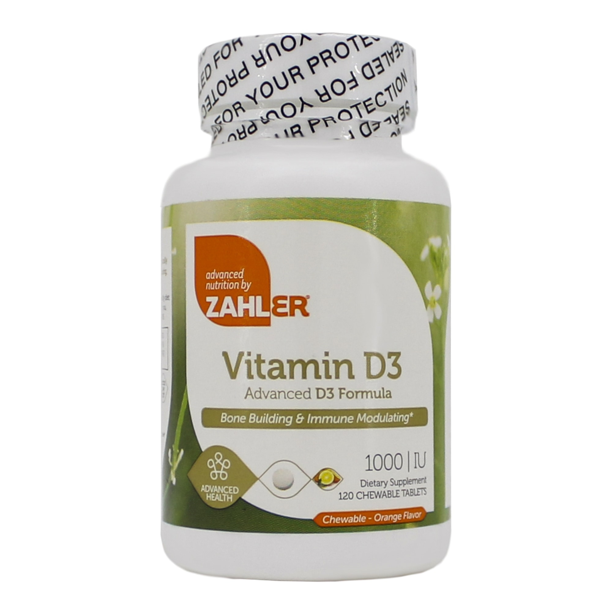 Vitamin D3 Chewable 1000IU - 120 chewables - Spectrum Supplements