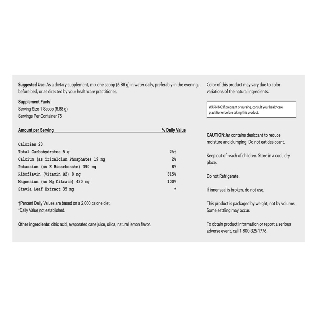 Effervescent Magnesium Citrate 516 grams Spectrum Supplements