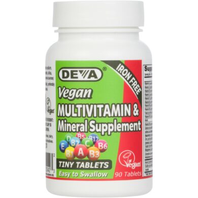 Vegan Tiny Tablets Multivitamin (Iron-Free)
