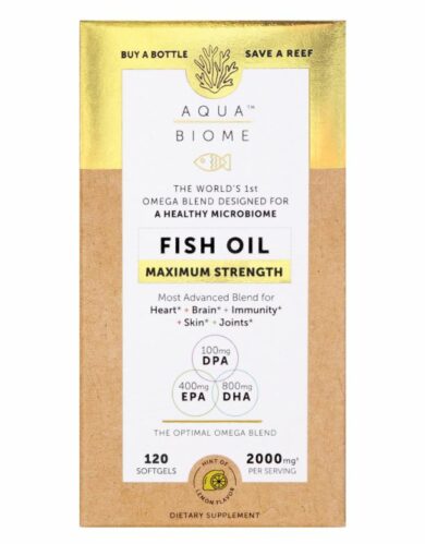 Aqua Biome™ Fish Oil Maximum Strength - 120 CAPS