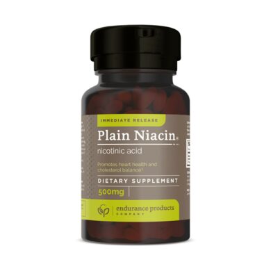 Immediate Release Plain Niacin (Nicotinic Acid) 500mg
