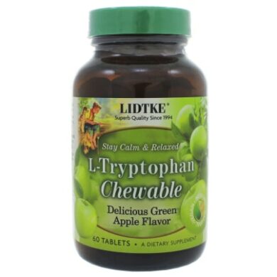 L-Tryptophan Chewable Green Apple