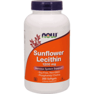 Sunflower Lecithin 1200 mg 200 softgels