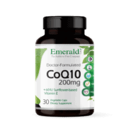 Emerald Labs CoQ10 200mg Bottle (30) Front