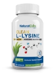 Clean L-Lysine 600mg - 120 capsules