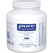 Glucosamine MSM w:Joint Comfort 180vcaps