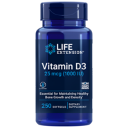 Vitamin D3 1000IU - 250 softgels