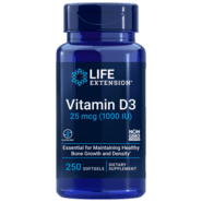 Vitamin D3 1000IU - 250 softgels