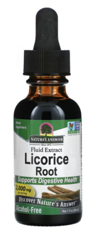 Licorice Root, Fluid Extract, Alcohol-Free, 2,000 mg, 1 fl oz