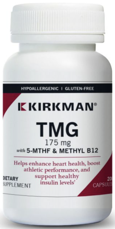 TMG 175 mg with 5-MTHF & B12 - Hypoallergenic